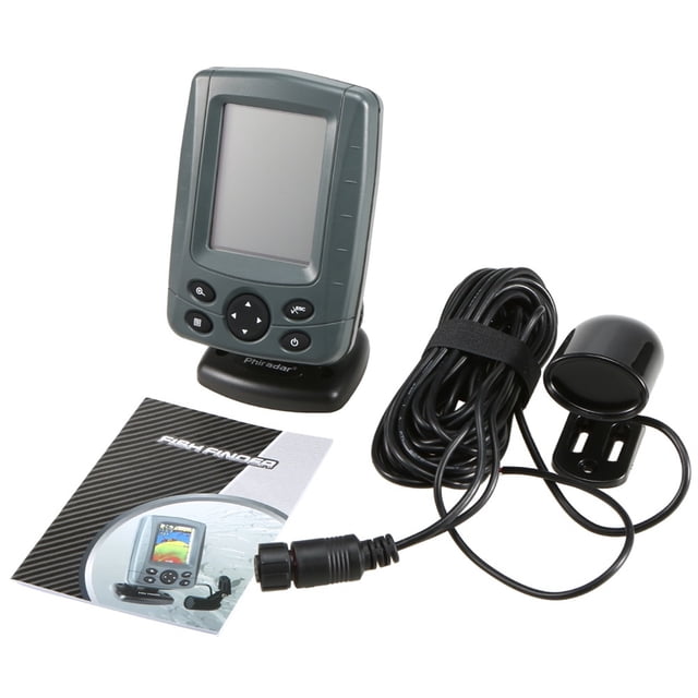 3.5" LCD Fish Finder Outdoor Fishing Sonar Sensor Fishing Finder Alarm Fish Detector Depth Locator ,Easy to Use