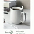 thumbnail image 3 of 20 oz Large Coffee Mugs with Handle Ceramic Cup Set of 6 for Tea Hot Cocoa Mug Gifts Set Soft White, 3 of 5