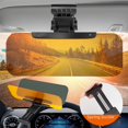 thumbnail image 1 of Parasol para coche, gafas antideslumbrantes para el interior, gafas antiluces altas para el conductor, espejo de doble uso para día y noche, 1 of 5