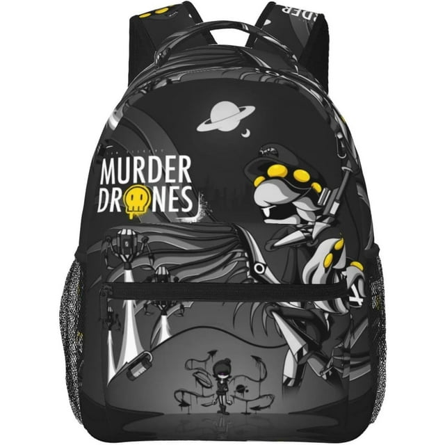 Murder Drones Backpack Lightweight Large Capacity Laptop Backpack Cartoon Backpacks For Unisex