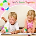thumbnail image 4 of Outus 48 Pieces Petals Highlighters Assorted Colors Back to School Flower Shape Watercolor Highlighter Pens 5-in-1 Fluorescent Pens for Office School, 4 of 6