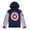 Navy / gray, captain america, variant on Marvel Spider-Man Miles Morales Fleece Zip Up Cosplay Hoodie Toddler to Big Kid