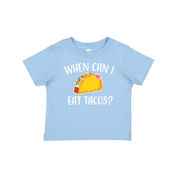 Inktastic When Can I Eat Tacos Baby Boys or Girls Baby T-Shirt