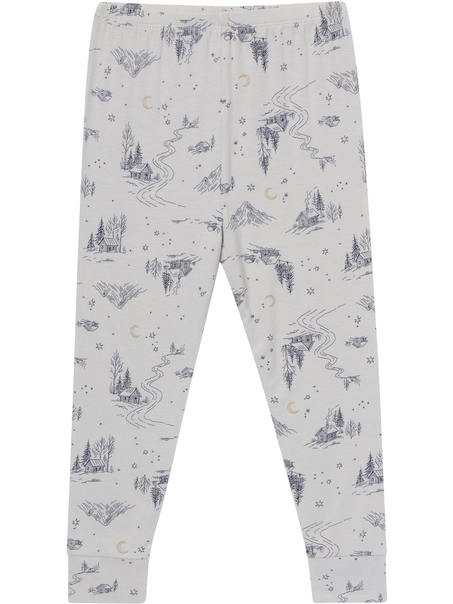 Modern Moments by Gerber Toddler Neutral Super Soft Pajama Set, 4-Piece, Sizes 12 Months-5T