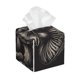 thumbnail image 1 of Fotbe Monochrome Mushroom Artwork Porta Pañuelos Decorativo de Cuero, Caja Cuadrada Moderna para Pañuelos Faciales, Organizador y Dispensador 5x5x5'', 1 of 7