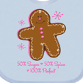 thumbnail image 4 of Inktastic Sugar & Spice Gingerbread Girls Baby Bib, 4 of 4