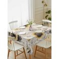 thumbnail image 4 of Sunflowers Bees Tablecloth Rectangle Table Cloth 60x84 , Waterproof Tablecloth Outdoor Table Cloth, Summer Vintage Flowers Leaf Plant Washable Table Cover for Kitchen Dining Party, 4 of 8