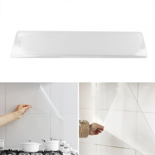 Adhesivo de Pared a Prueba de Aceite Transparente Jadeshay
