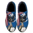 thumbnail image 2 of Louisiana Brown Pelican Bird and Magnolia Flower Shoes Sneakers Black Size 12, 2 of 7