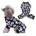 thumbnail image 2 of Pet Halloween Cosplay Costume For Small And Medium Dogs  Terrible Skeleton 4 Legged Jumpsuit S, 2 of 9