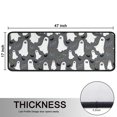 thumbnail image 5 of Kitchen Rugs Sets Of 2,Halloween Ghosts Bats and Eyes Anti Fatigue Kitchen Mat Rugs Non Slip Washable,Decorative Kitchen Floor Mats for Kitchen,Sink,Laundry,17"x47"+17"x47", 5 of 5