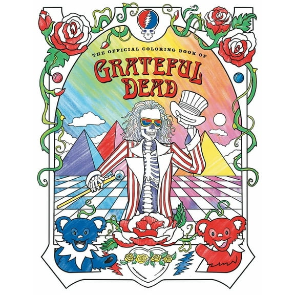 The Official Coloring Book of Grateful Dead, (Paperback)