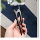 thumbnail image 1 of Horquilla hecha a mano de ébano y sándalo, horquilla doble de sándalo, placa para el cabello, estilo nacional antiguo, 1 of 5