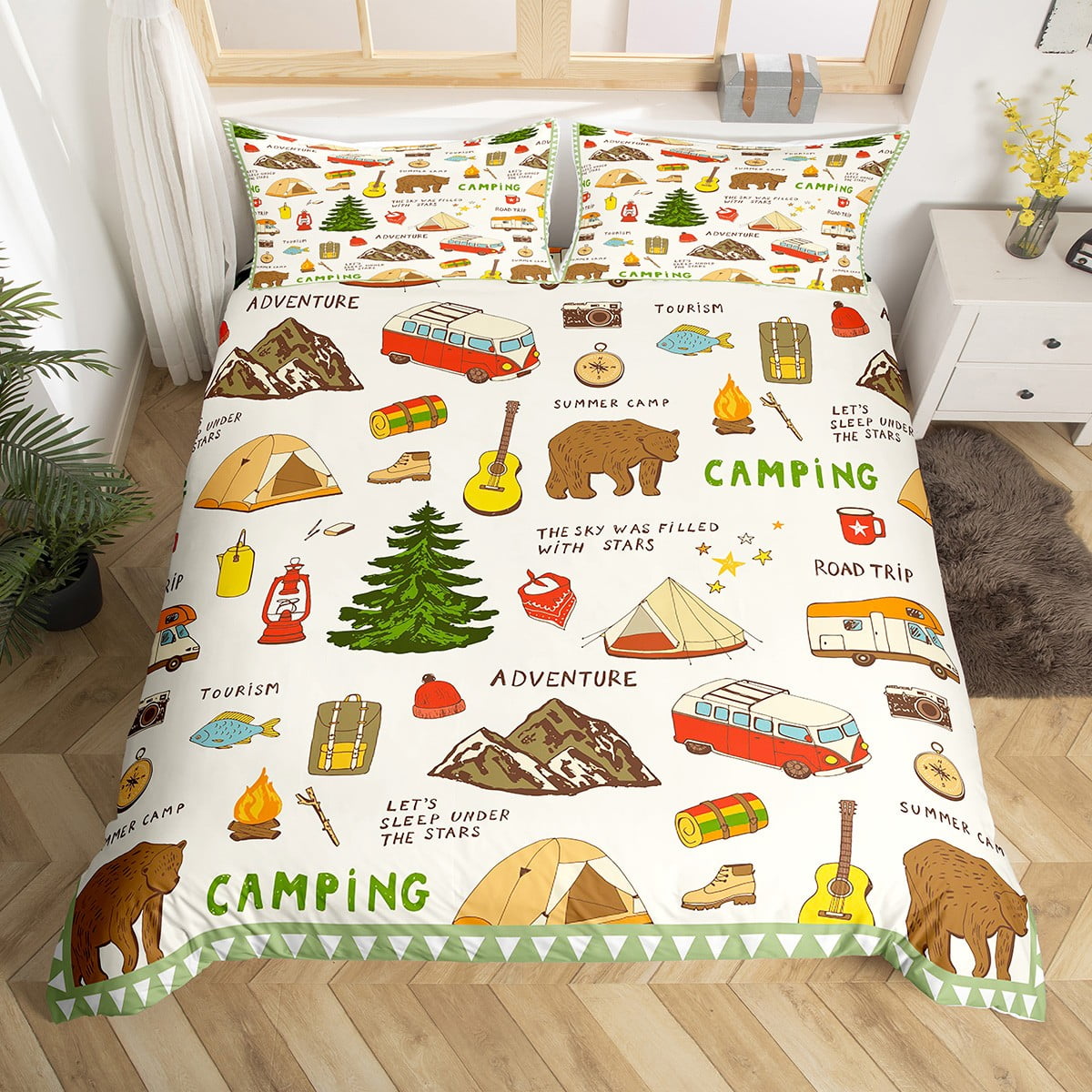 Camper Bedding Set Camping Tent Duvet Cover Camping Gear Must Haves