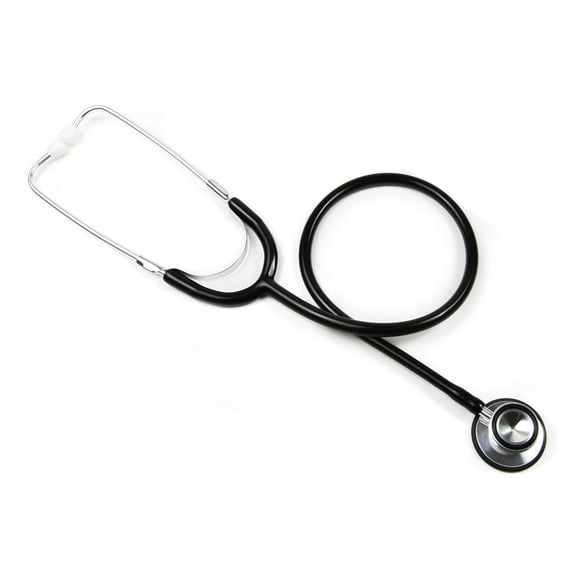 McKesson Stethoscope (50-Pack), Classic, Double-Sided Chestpiece - Black, 32 in. Tube