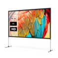 thumbnail image 4 of 80/100-Inch Projector Screen 4K Resolution 16:9 Foldable Anti-Crease Easy Installation Outdoor Movie Screen ,Easy to Use, 4 of 6