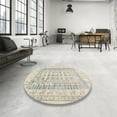 thumbnail image 4 of Ahgly Company Machine Washable Indoor Rectangle Contemporary Dark Goldray Area Rugs, 2' x 4', 4 of 7