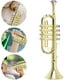 thumbnail image 5 of Trompeta simulada juguete niños trompeta aprendizaje juguete creativo juguete musical juguete de trompeta de plástico juguete, 5 of 7