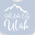 thumbnail image 4 of Inktastic Salt Lake City Utah Boys or Girls Baby Bib, 4 of 4