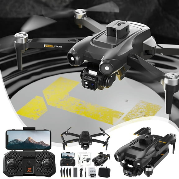 JunYeShi Clearance FPV Drone with ESC Camera,Brushless Motor Drones,2.4G RC Quadcopter with LED Light Flash Night Vision,Pan Tilt Shock Absorber Altitude Hold Obstacle Avoidance,Drone Accessories