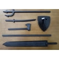 thumbnail image 4 of 20cm White + 3 Opponent Figures + 6 Weapons Multi-Jointed Super Movable Doll Model 3d Printed Toy Figure_Gift Of G, 4 of 5
