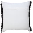 thumbnail image 5 of Laddha Home Designs Power Loomed Solid Cotton Throw Pillow Cover - 20" - Jet Black, 5 of 6