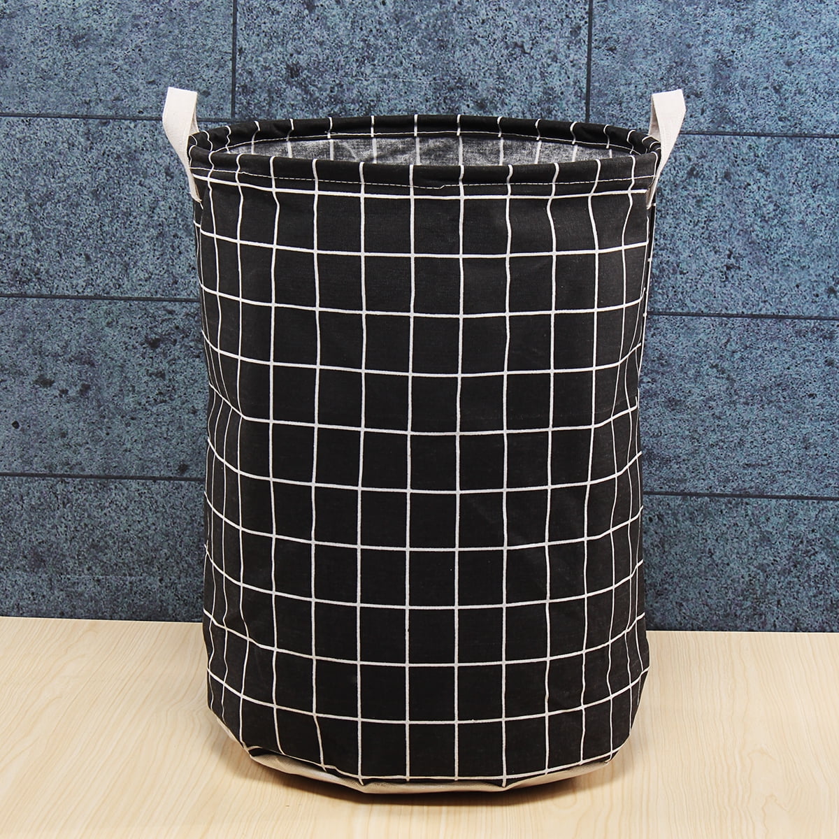 Foldable Washing Clothes Laundry Basket Toys Hamper Storage Bag Organizer Gery