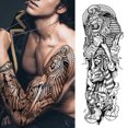 thumbnail image 3 of 4 Uds Pegatinas Tatuaje Brazo Egipcio Maldición Animal Serie 170X480mm Pegatinas Tatuaje Corporal, 3 of 9