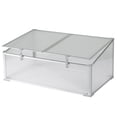 thumbnail image 2 of Aluminum Cold Frame Portable Greenhouse Bottomless Flower Box, Plant Protector, Transparent Double Walled PVC Panels, 2 of 9