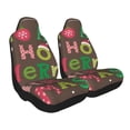 thumbnail image 2 of Cauagu Ho Ho Ho Merry Christmas Print Car Seat Covers,Universal Automotive Seat Covers Car Seat Protectors Easy to Install Car Cover Car Accessories Auto rucks Van & SUV-2 PCS, 2 of 9