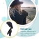 thumbnail image 3 of Sonducket Pañuelo para la cabeza para mujer, gorro de dormir preatado a la moda, tocado con textura suave, accesorios para el cabello para la vida diaria Sombreros negro Sonducket AP009762-01, 3 of 6