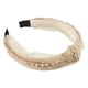 thumbnail image 5 of Diadema Anudada para Mujer Unique Bargains Beige 14x5,6 cm, 5 of 7