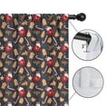 thumbnail image 4 of Blackout Kids Curtains,Dark Christmas Drink and Cookie Pattern Childrens Insulated Curtains Set Of 2,Bedroom Essentials,Toddler Room Decor 42"x84", 4 of 5