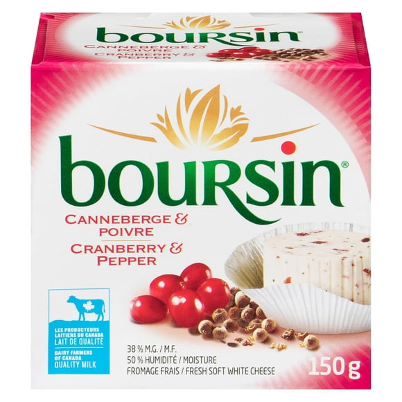 Fromage Boursin Canneberge & Poivre 150g