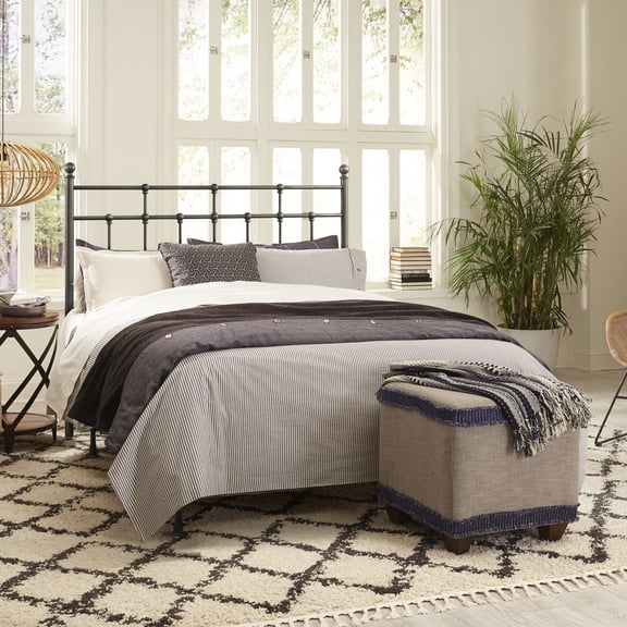 Hillsdale Furniture Providence Metal Headboard and Bed Frame with Spindle Design, Multiple Sizes and Colors