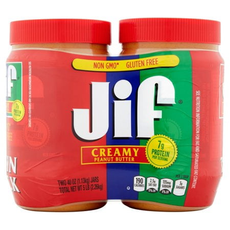 Illipe Butter - (4 Pack) Jif Creamy Peanut Butter Twin-Pack, 80-Ounce