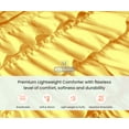 thumbnail image 3 of SGI Twin Multi Ruffle Comforter Set Microfiber Golden 3 Piece, 3 of 5