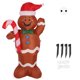 thumbnail image 1 of Hombre de jengibre inflable de Navidad de 4,92 pies, lindo inflado rápido, hombre de jengibre para decoración navideña de jardín, enchufe europeo de 220V, 1 of 10