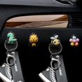 thumbnail image 4 of 2Pcs Gancho De Coche Asiento Respaldo De Dibujos Animados Mini Creativo Lindo Pegajoso Multifuncional Interior Accesorios Hogar, 4 of 4