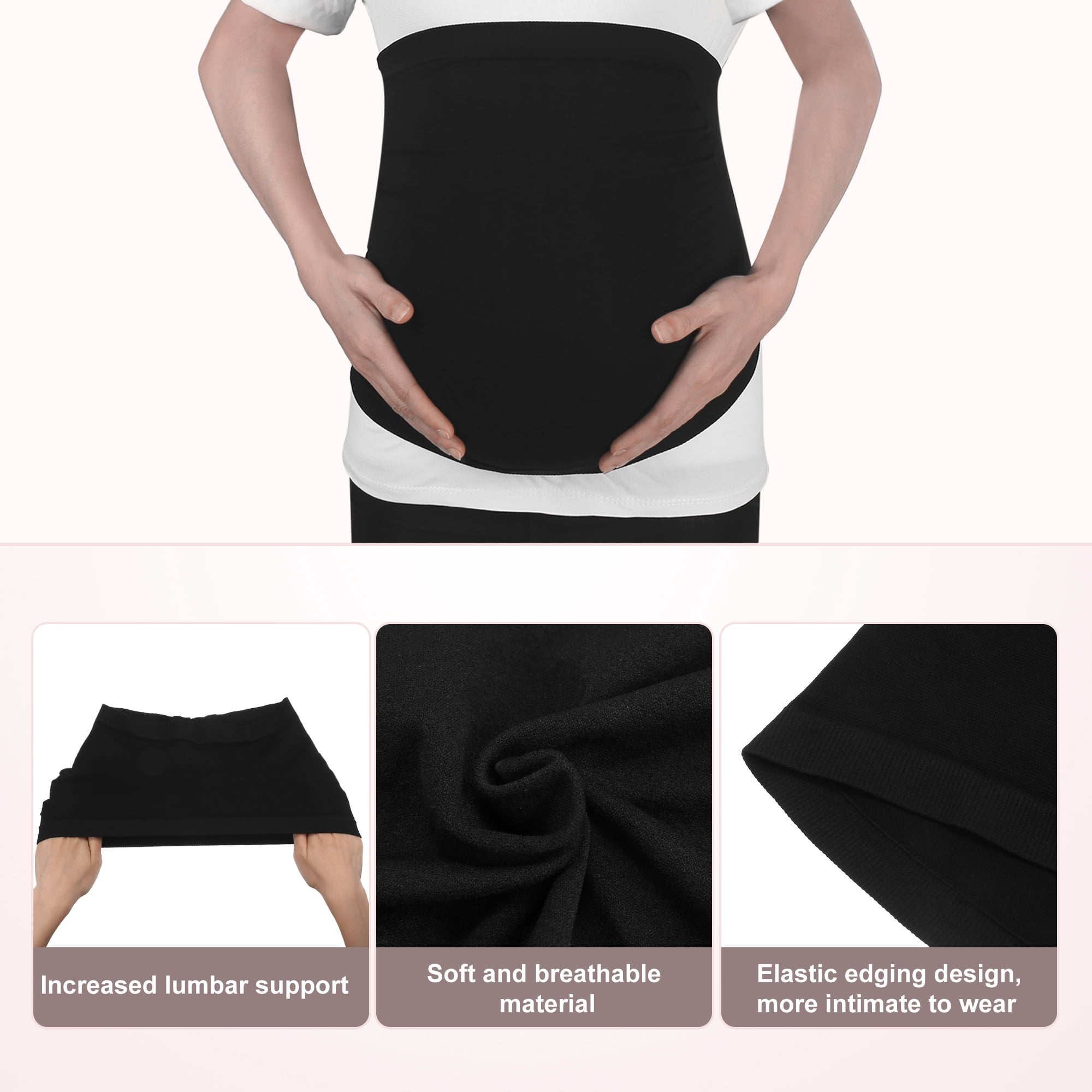 Unique Bargains 2 Pcs Women Maternity Support Belly Bands Strap