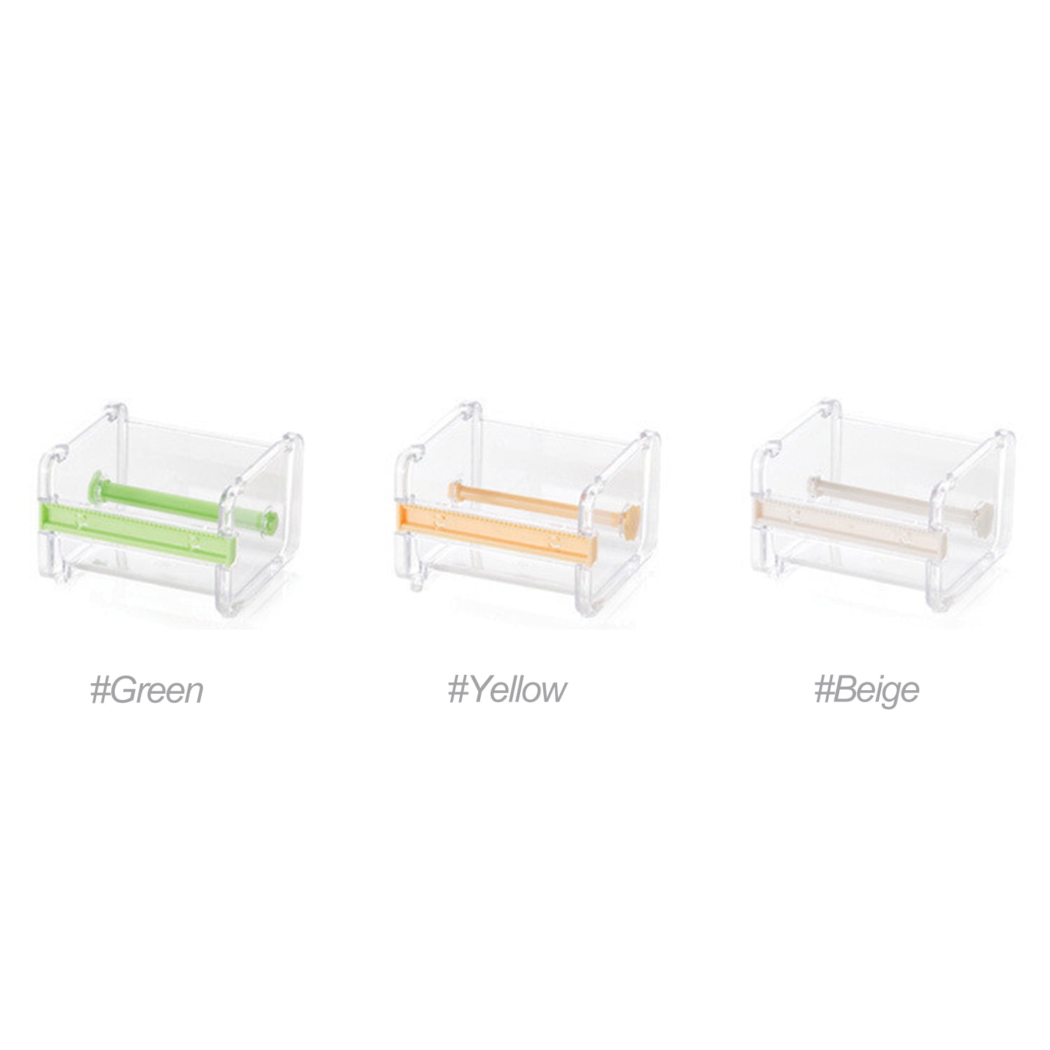 Tape Dispenser Roll Tape Holder Organizer Desktop DIY Sticker Roll Tape