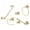 Satin Brass, variant on Sure-Loc LG-SET-PH1 26 Lugano 4 Piece Bathroom Package - Chrome