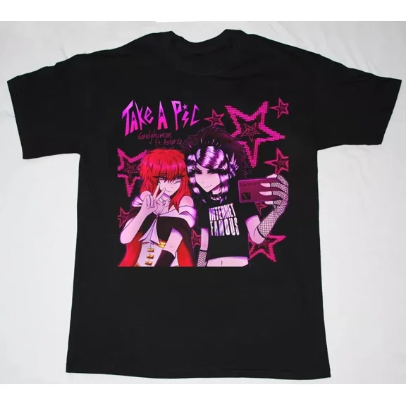 Reprint Rare 6arelyhuman - Take A Pic Black All Size Shirt Unisex MI593