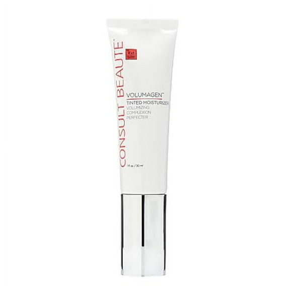 Consult Beaute Volumagen Hydratant Teinté - Couverture Moyenne à Complète - Maquillage pour le Visage - Couverture Modulable - 1 Fl.Oz. - Teinte Foncée