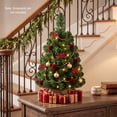 thumbnail image 6 of Costway 2 FT Small Christmas Tree Tabletop Mini Xmas Tree Holiday Decoration Green, 6 of 10
