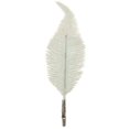 thumbnail image 3 of 6Pcs Christmas Tree Decoration Clip On Fake Feather Glittery Baubles Ornament, 3 of 6