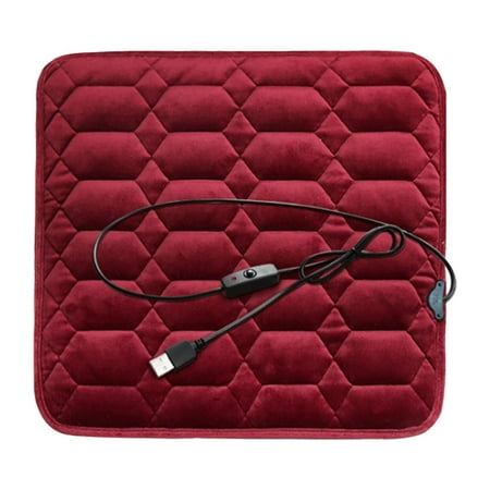 

Heating Car Seat Cushion | Comfort Seat Pad for Car Seat Driver | Universal 5V USB Heating Chair Mat for Driving Office Chair Cushion