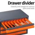 thumbnail image 5 of Tookss Drill Bit Organizer Case, Drill Bit Dispenser Cabinet With Labels, Widened Handles, 4 Drawers, Rust-proof Stackable 4-Drawer Drill Bit Dispenser For Alloy Steel Wood, 5 of 8