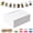 White, variant on Lyxbone 48 Pack Paper Picture Frames 4x6 DIY Hanging Photo Display String Clips Decor