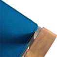 thumbnail image 6 of Afuera Living 3 Piece Outdoor Acacia Wood Conversation Set in Teak and Blue, 6 of 20
